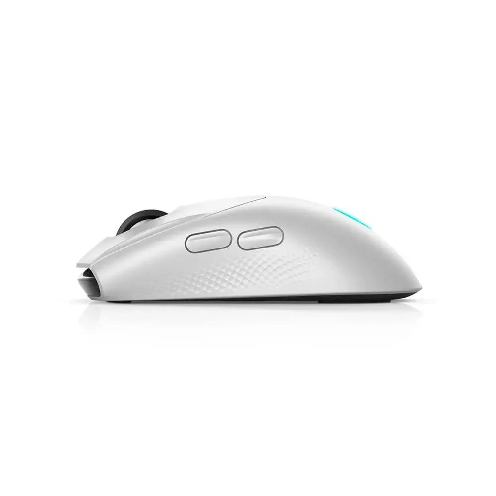Alienware Tri-Mode AW720M Wireless Gaming Mouse, Optical Sensor, Lunar Light